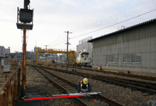 レーザ反射型建築限界測定器300
