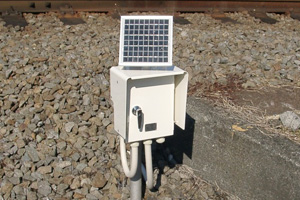 レール軸応力測定装置（収納ボックス型測定装置）