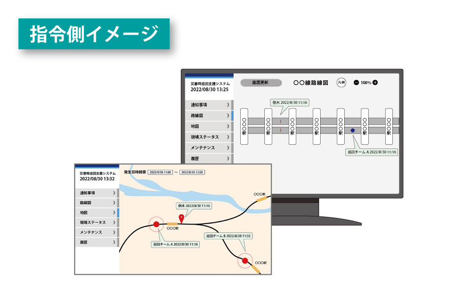 災害時巡回支援システム