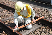 保線の実績とレール計測
